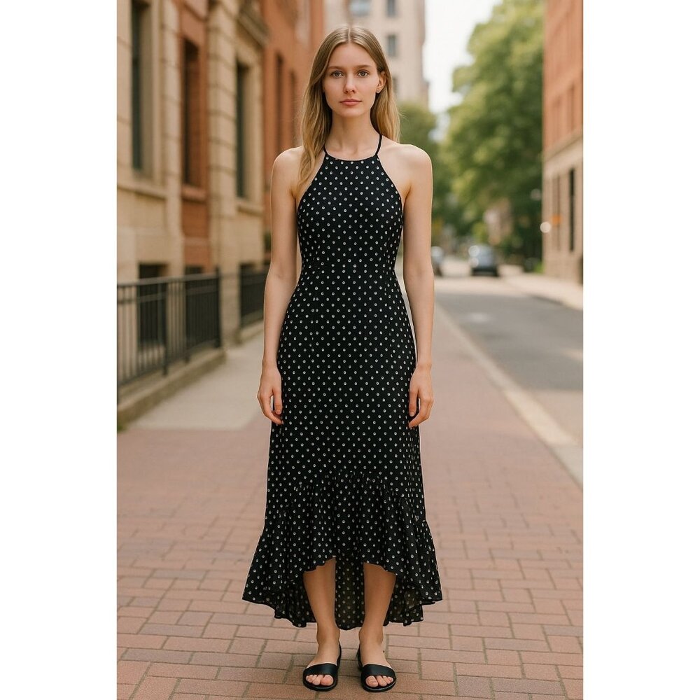 FRAICHE BY J Women's Mona Black Dress MEDIUM